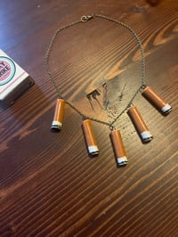 Image 2 of Ceramic Cigarettes Drop Necklace 