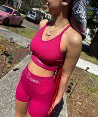 Image 1 of Yoga Criss Cross Backless Two Piece Set