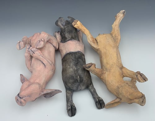 Image of Threesome little pigs- Julie Kradel Solo Exhibit