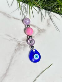 Image 2 of Fairy Sparkles Evil Eye Keychain 