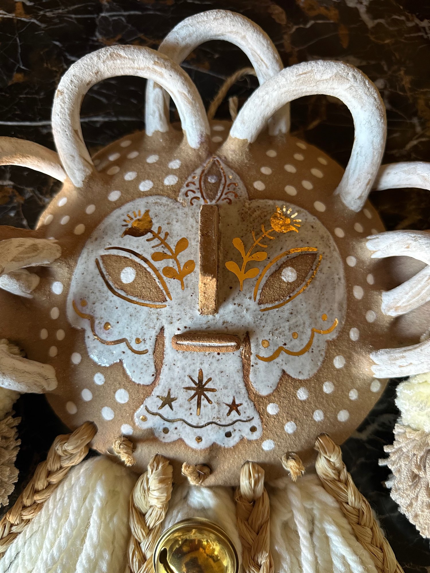 Image of Bird spirit Ceramic Mask