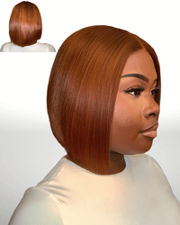 GINGER BOB WIG 