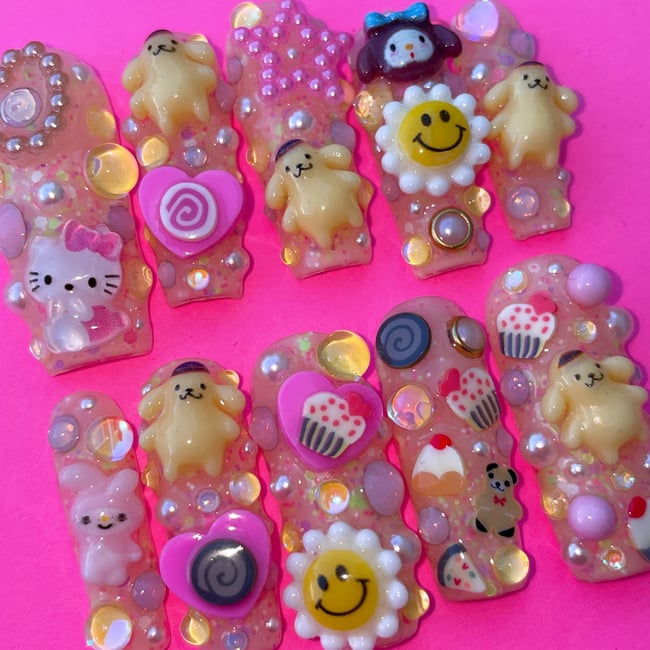 "Pompompurin Party" Long Square, 20pcs+