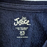 Image 10 of Justice Kids Blue and Green Tie-Dye Hoodie and Navy Sweatshirt Set
