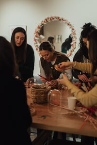 Image 1 of WORKSHOP FLOWER CLOCHE 28.03