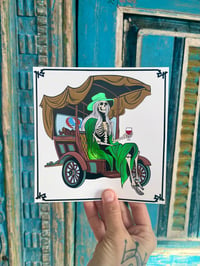 Image 1 of I WENT DOWN TO SEE THIS GYPSY WOMAN mini foil prints 