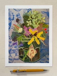 Image 1 of Rudbeckia and Bittersweet- Archival Print