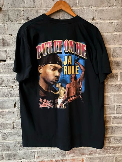 Image of Year 2000 Vintage “JA RULE - PUT IT ON ME” Rap Tee, SIZE: XL