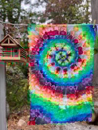 Image 1 of Rainbow Spiral Eyelet mini tapestry 