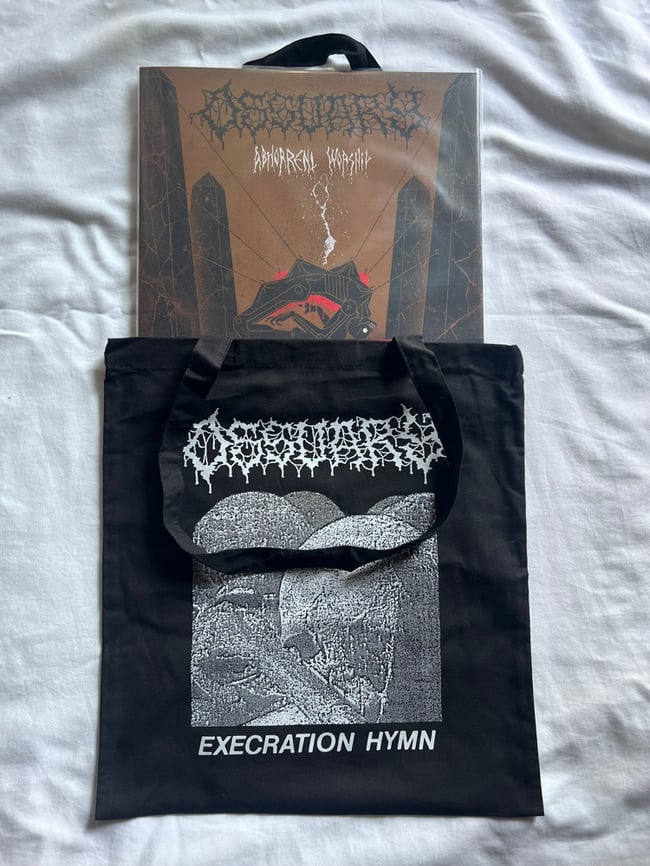 EXECRATION HYMN TOTE BAG