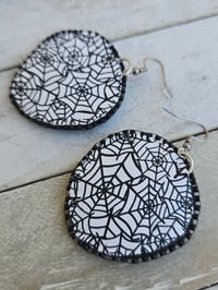 Image 3 of Black Quill Strawberry earrings 