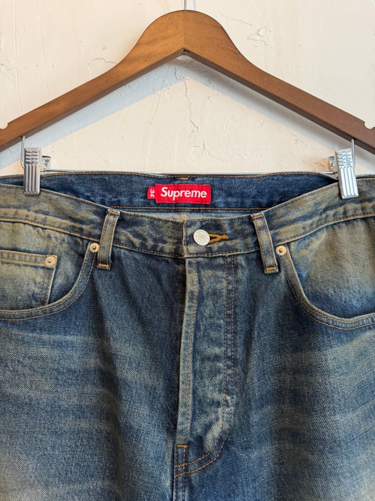 Image of Supreme Japanese Selvedge Denim