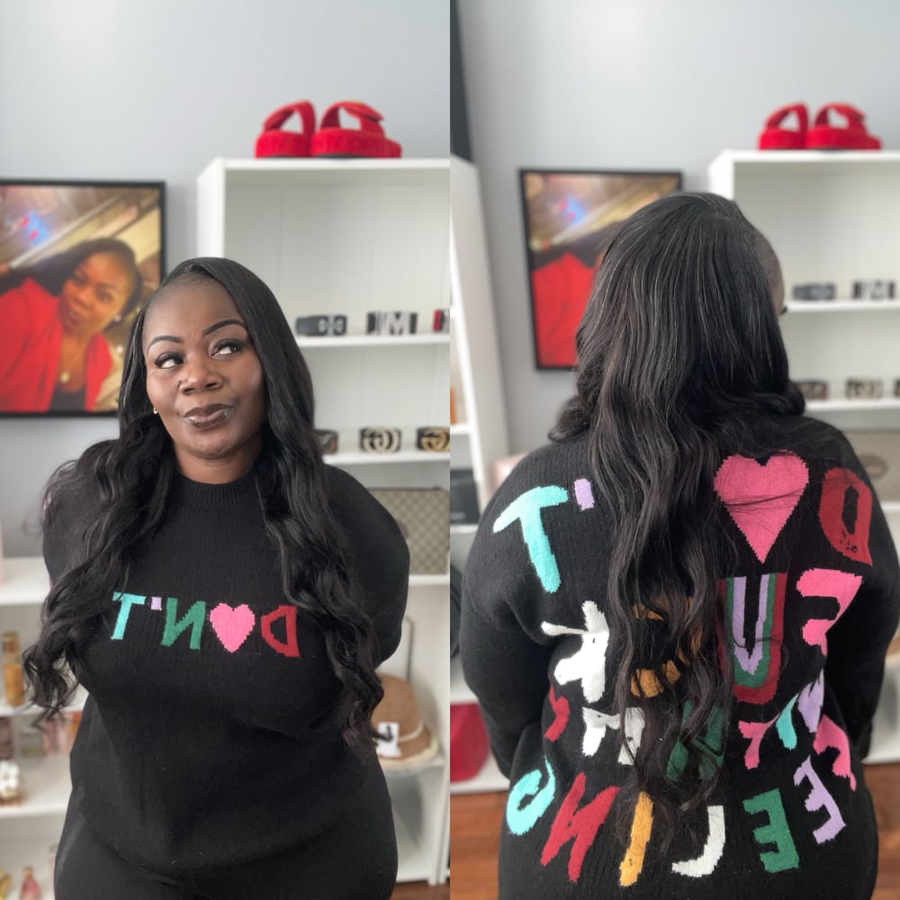 Image of DON'T MESS WITH MY FEELINGS SWEATER