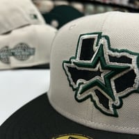 Image 1 of New Era 59Fifty Stone Black Field Green 