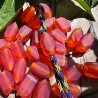 Blood Orange Crystal Bead