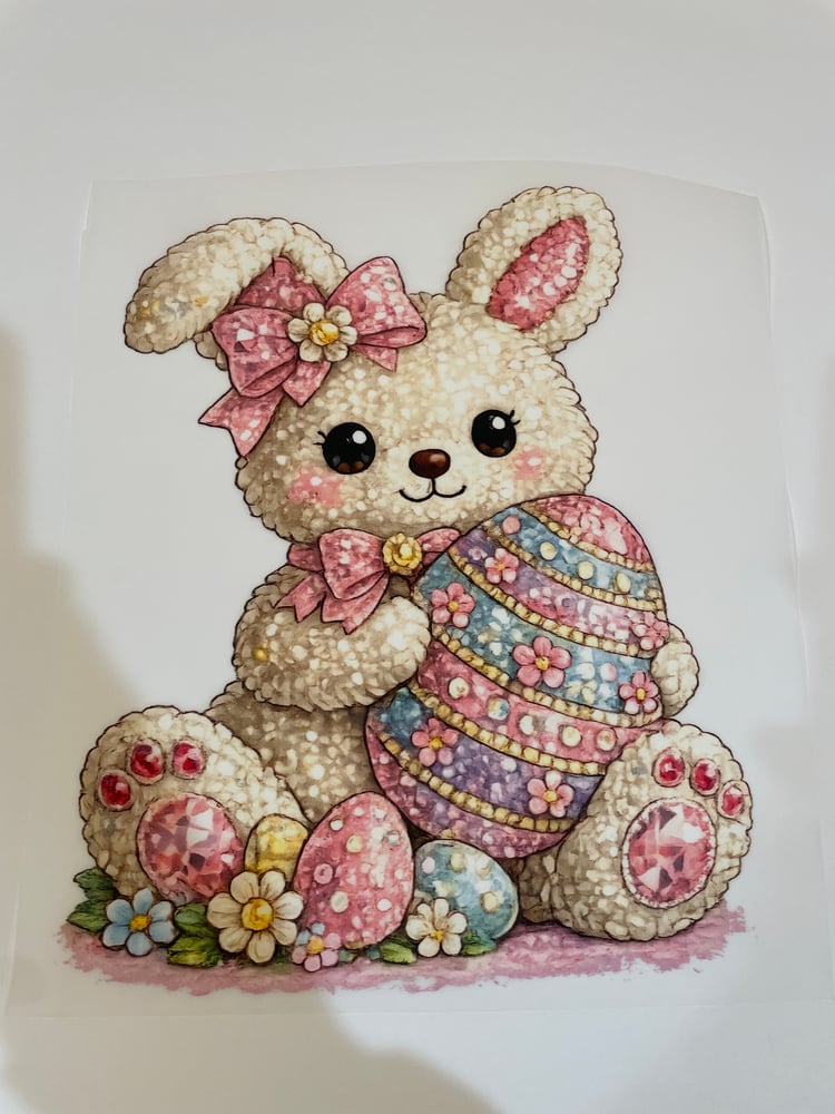 Image of Cute Teddy ( Happy Easter)
