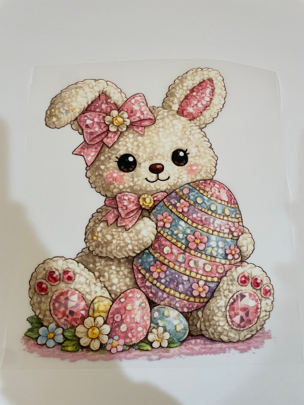 Image of Cute Teddy ( Happy Easter)