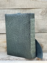 Image 3 of Medium Leather Sewn Chains Stitch Blank Book