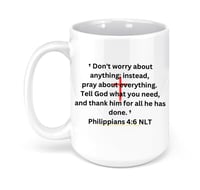 Image 4 of Prayed up, powered up, poured up” Mug