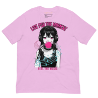 Image 3 of FEEL THE MUSIC TEE - LIVE FOR THE MOMENT