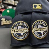 Image 3 of New Era 59Fifty Navy- Gold