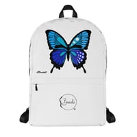 Image 1 of Backpack "Blue Butterfly"