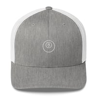 Image 9 of LUCKY 8 BALL TRUCKER HAT - THE BRYNN 