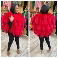 GENUINE FOX PONCHO/COAT