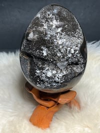 Image 2 of Septarian Egg With Calcite #2396