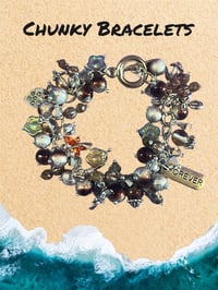 Brown & Silver Chunky Bracelet 