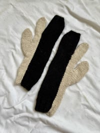 Image 1 of Two-Color Tabi Mittens