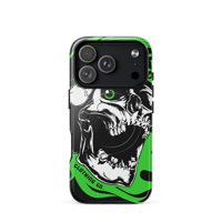 Image 3 of Green Skull MagSafe® Tough Case For iPhone®
