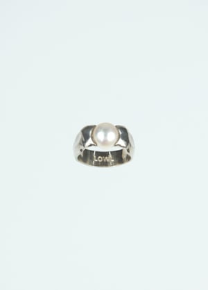 Image of LOWOOL -  Dew Pearl Silver Ring