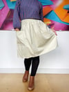 Ready Made Cream Corduroy Laura Skirt with Free Postage 