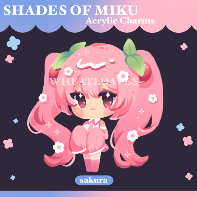 [LAST CHANCE] Vocaloid - Shades Of Miku Acrylic Charms