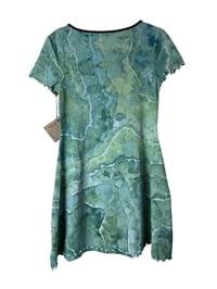 Image 6 of M 90's Babydoll Mini Dress in Verdant Geode Ice Dye