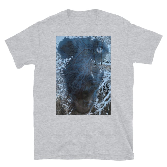German Shepherd Snow-Short-Sleeve Unisex T-Shirt