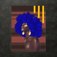 Image 1 of Canvas Print Inner Glow Brown Honey