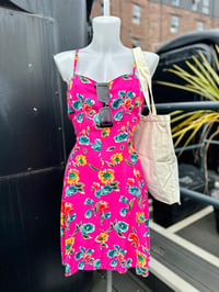 Image 1 of Pink Strappy Sun Dress M