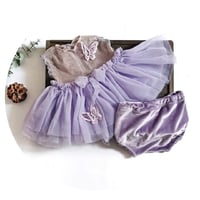 Image 1 of Sitter girls set April | age 9-12 months | lilac | cake smash