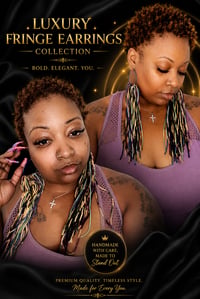 Image 12 of Fringe earrings collection