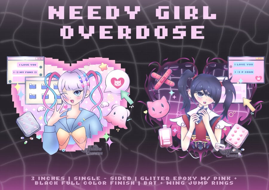 Image of Needy Streamer Overload | Acrylic Charms