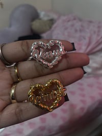 Image 2 of PRE order name rings🩵*READ BIO*