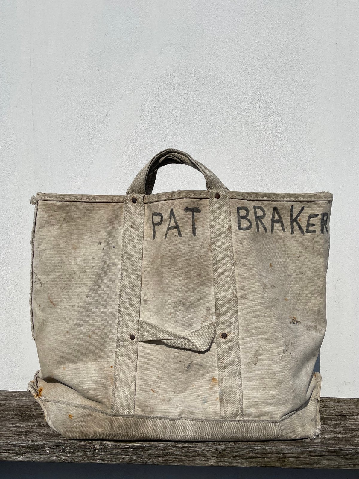 Image of VINTAGE 50s BELL SYSTEM BAG “PAT BRAKER”