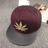 Image 2 of Unisex Maple Leaf Adjustable Cap 