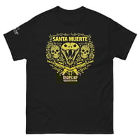 Image 2 of Santa Muerte Emblem Tee (Yellow)