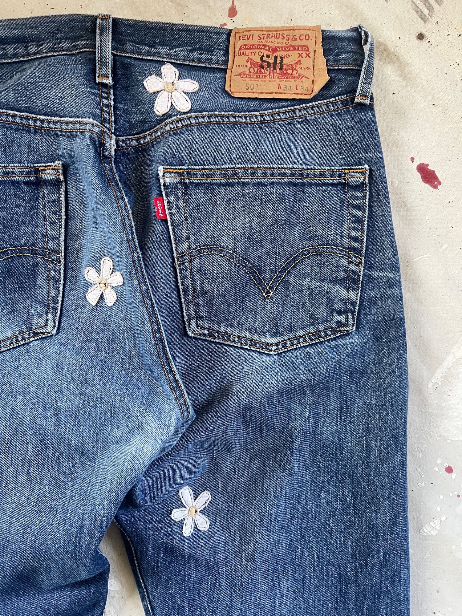 Image of Floral jean 