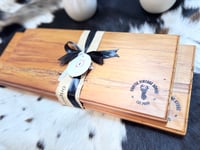 Image 8 of Heart Rimu Cheese Board Set oblong 