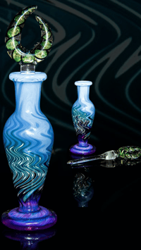 Image 1 of  Memorial bottle .. Blacklight reactive ..