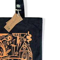 Image 2 of ORGANIC PREMIUM TOTE-BAG - BLACK